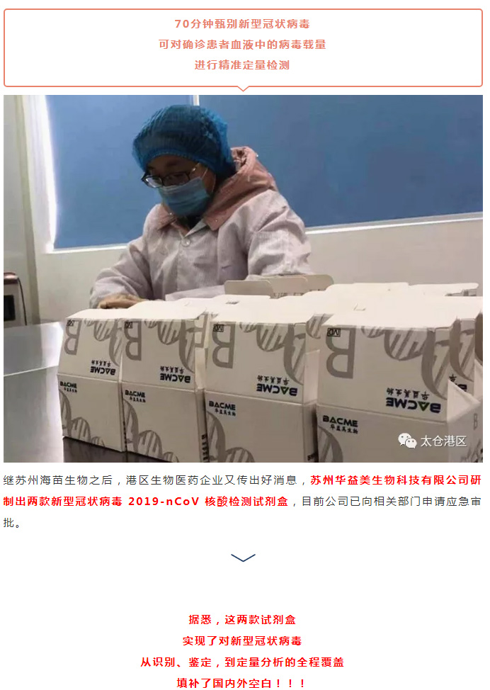 【戰(zhàn)“疫”一線】抗擊疫情再發(fā)力！又一家港區(qū)生物醫(yī)藥企業(yè)研制出高性能新冠病毒核酸檢測(cè)試劑盒！